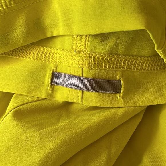 Lululemon Step Lively Crop Pants Capri Loose Fit Bright Yellow White Size 4 6 - Picture 7 of 9